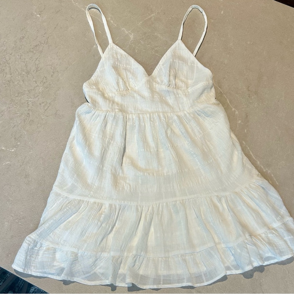 Vintage Y2K Forever 21 White Babydoll Dress